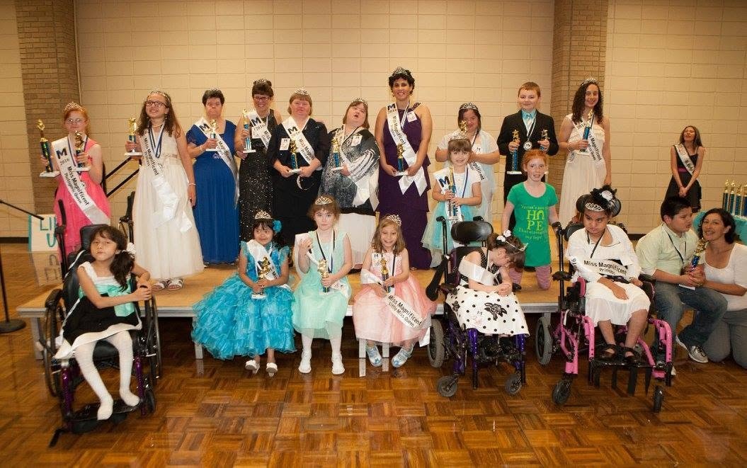 Miss Magnificent Pageantry participants celebrating together